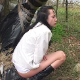 A dark-haired, Eastern-European woman takes a shit in outdoor locations in 2 scenes. 174MB, MP4 file. Exactly 11.5 minutes.